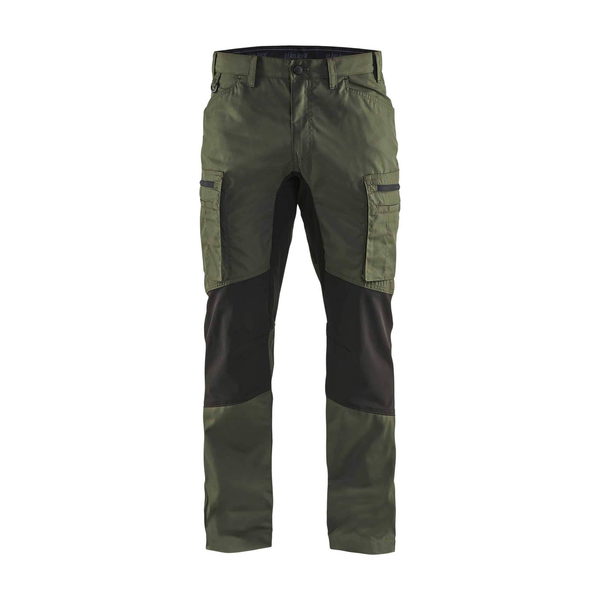 BLAKLADER 14591845 Service Trousers with Stretch Work Trousers Men - stretch panels