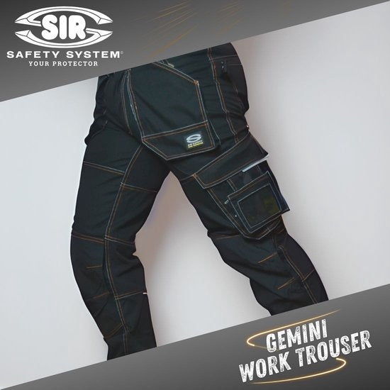 GEMINI TROUSERS Work Trousers - Reflective Inserts - Stretch Canvas - Cordura Reinforcements - Image 8