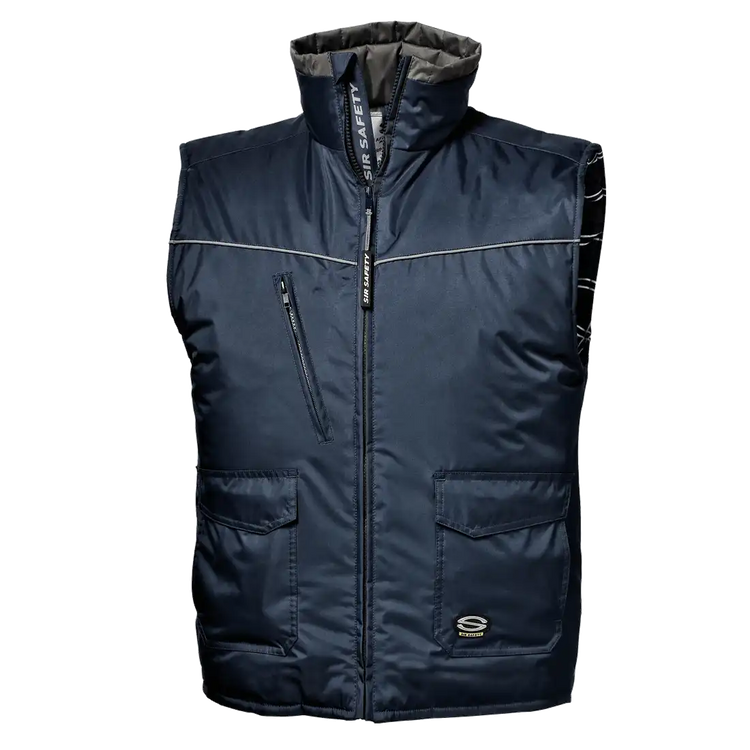 SIR SAFETY HARRYS Hi Vis Reflective Work Vest MEN - Padded