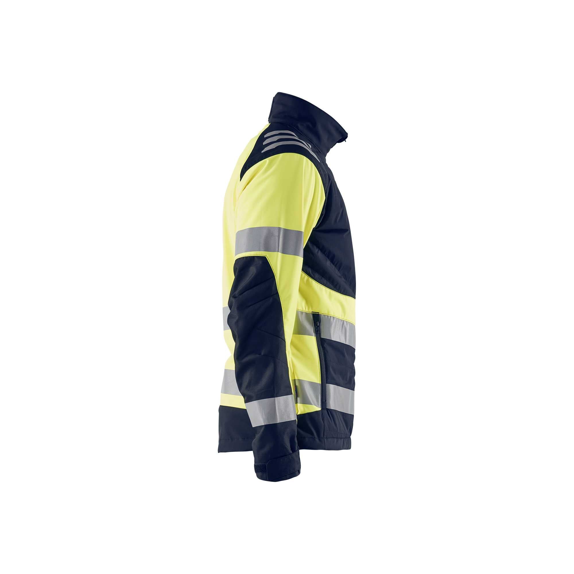 BLAKLADER 44972513 Hi Vis Softshell Jacket Softshell Work Jacket MEN - Waterproof