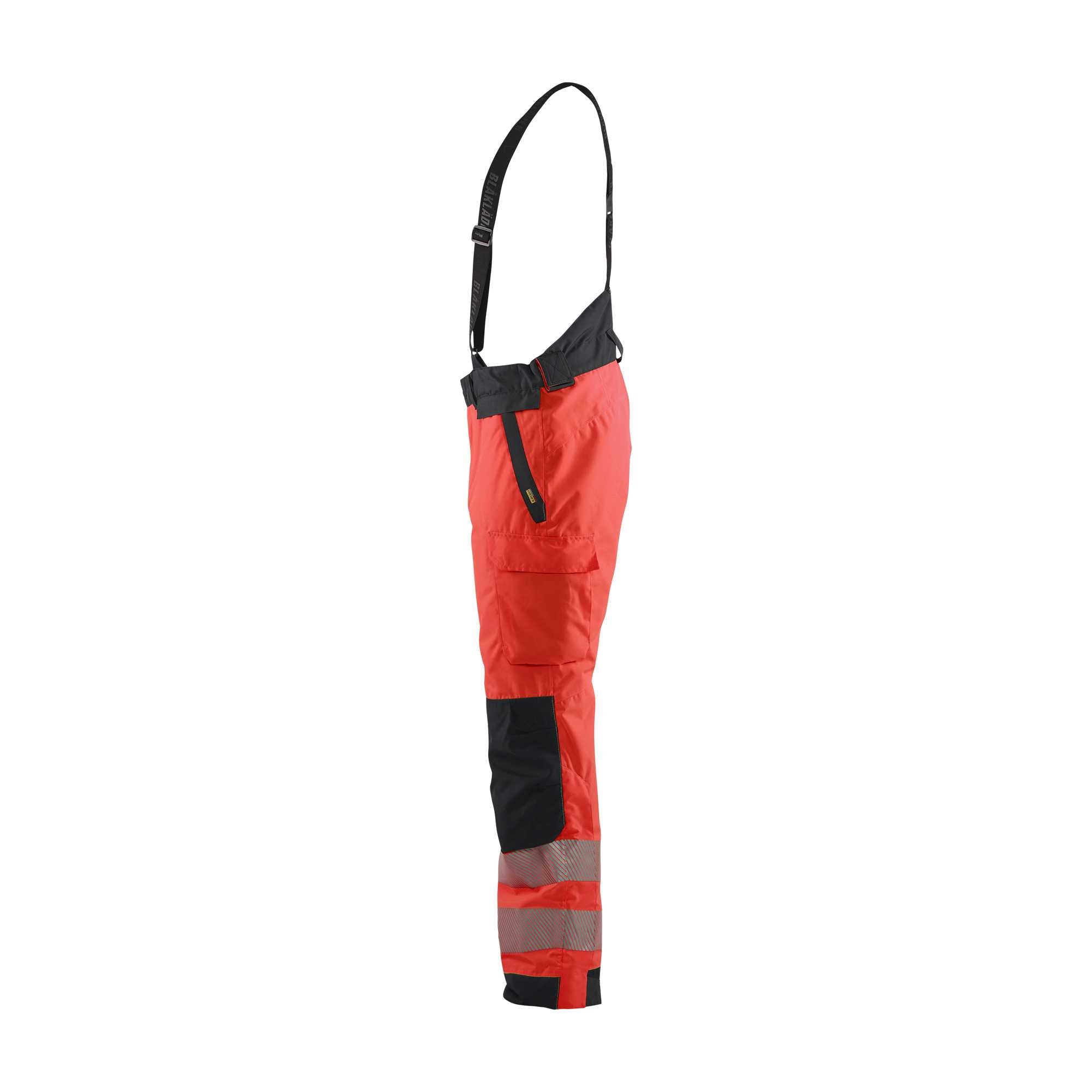 BLAKLADER 18751977 | Hi Vis Winter Trousers Hi Vis Reflective Work Trousers Men - Waterproof