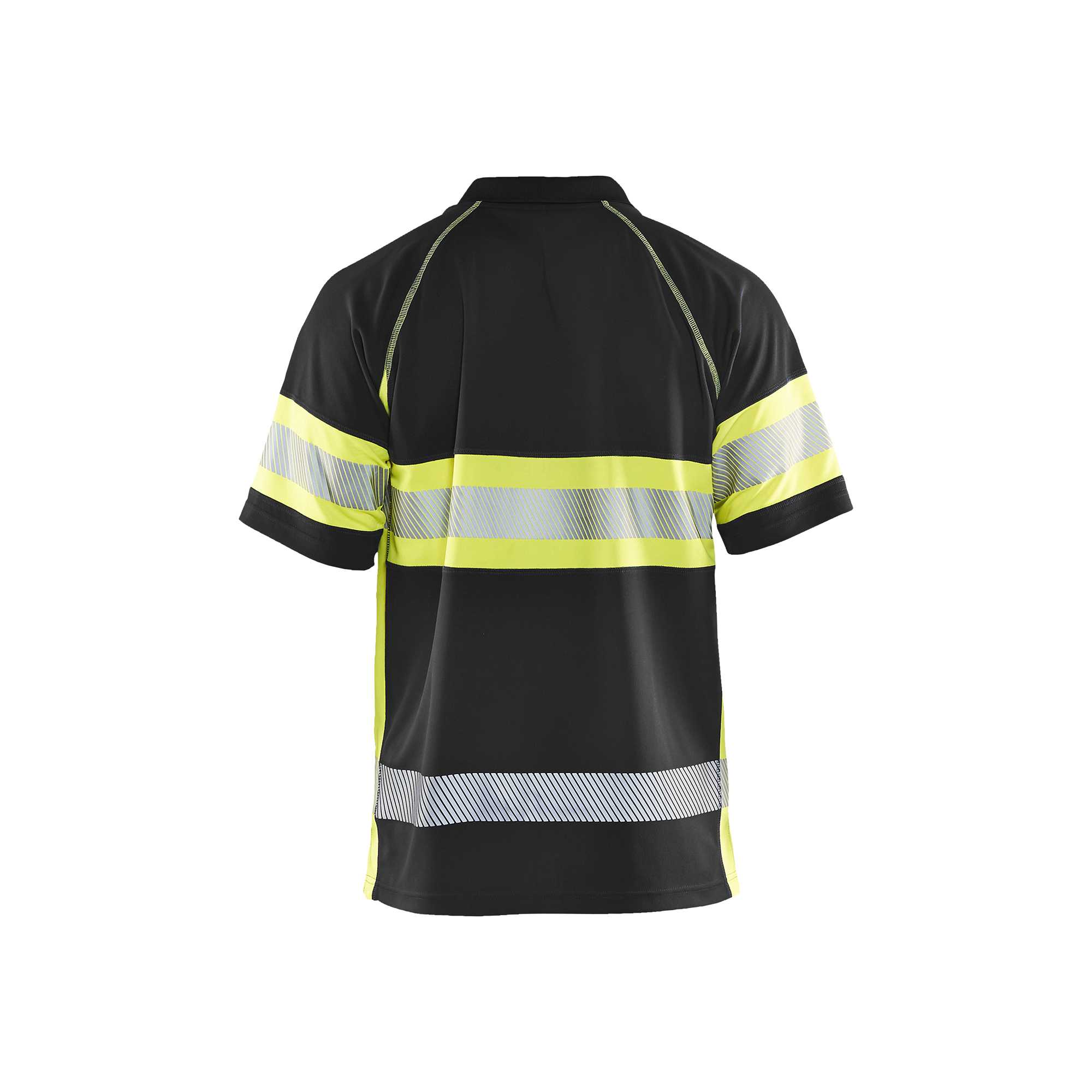 BLAKLADER 33381051 Hi Vis Polo Shirt with UV protection Hi Vis Reflective Short Sleeve Work Polo MEN - 100% Polyester