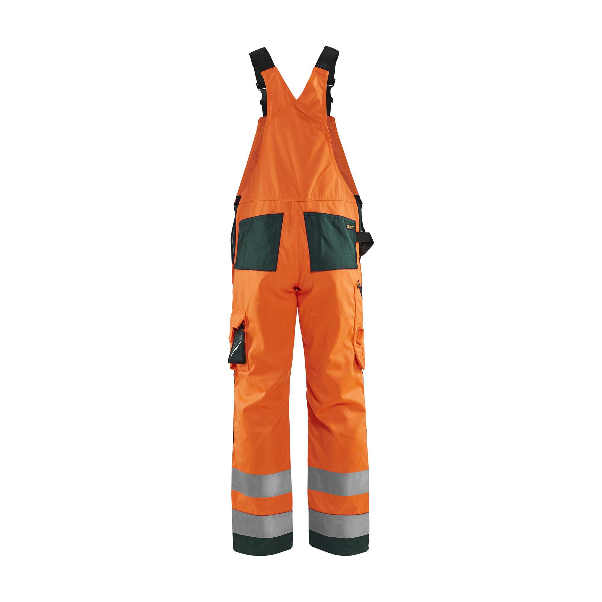 BLAKLADER 26601811 Hi Vis Bib trousers Hi Vis Reflective Work Bib Trousers Men - twill fabric