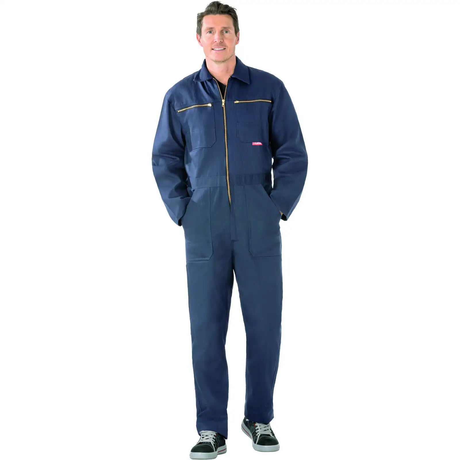 Planam BW 290 Rallyekombi hydronblau 102 hydronblau - Produktbild mit Model