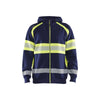 BLAKLADER 35521158 Hi Vis Hoodie Hi Vis Reflective Hoodie Work Sweatshirt MEN - 100% Cotton