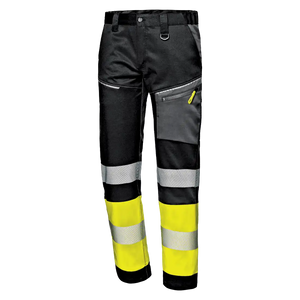 SIR SAFETY CONTRAST Hi Vis Stretch Work Trousers Men - Reflective Strips