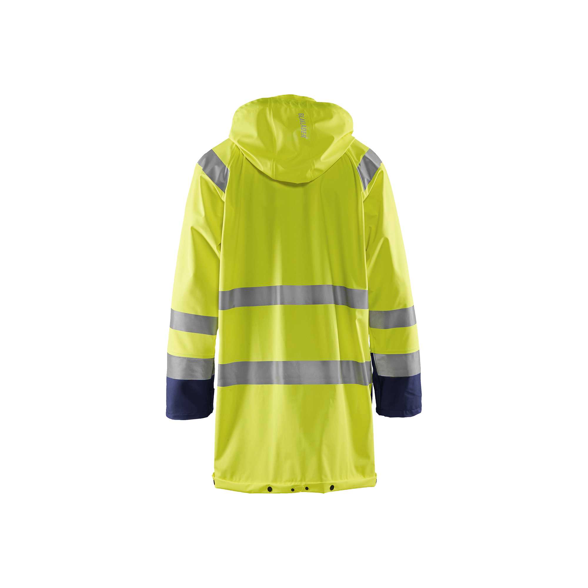 BLAKLADER 43242000 Rain Jacket Hi Vis LEVEL 1 Hi Vis Reflective Rain Jacket MEN - Waterproof
