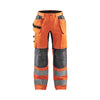BLAKLADER 15521811 | Hi Vis Trousers with Stretch Hi Vis Reflective Work Trousers Men - Class 2 Visibility