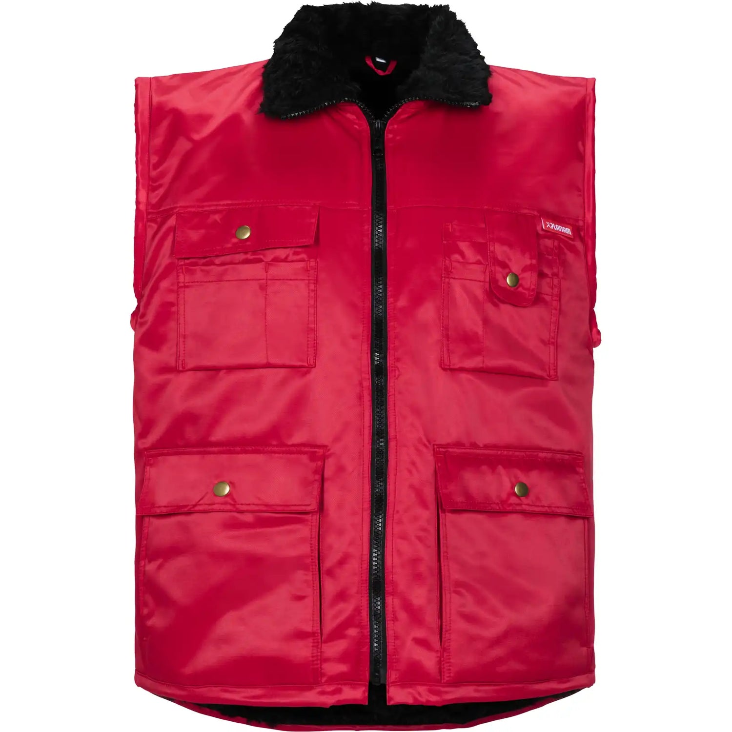Planam Outdoor Gletscher Pilotenweste rot S rot - Vorschaubild
