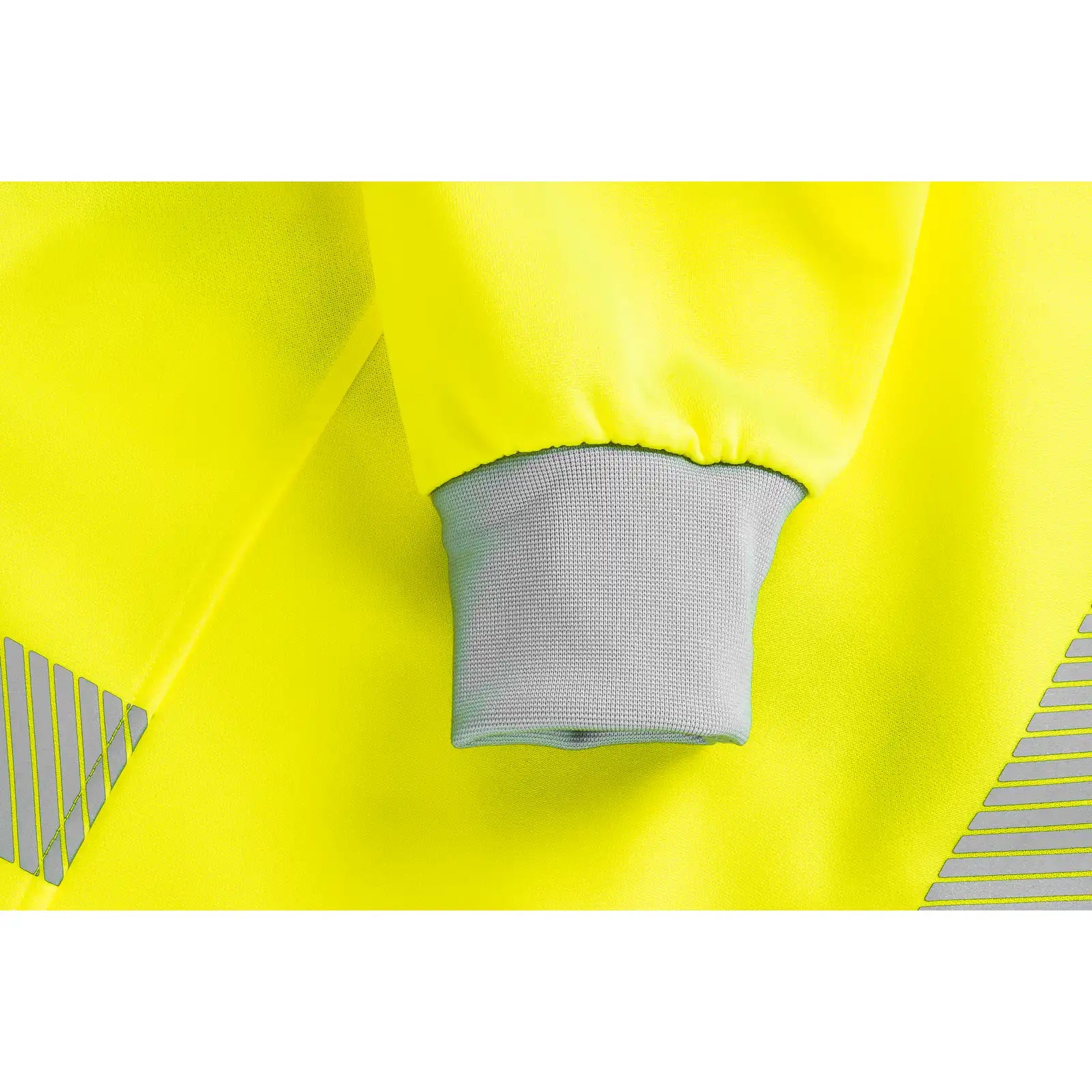 Planam Norit Warnschutz Hoody gelb/zink XS gelb/zink - Extra Detailbild