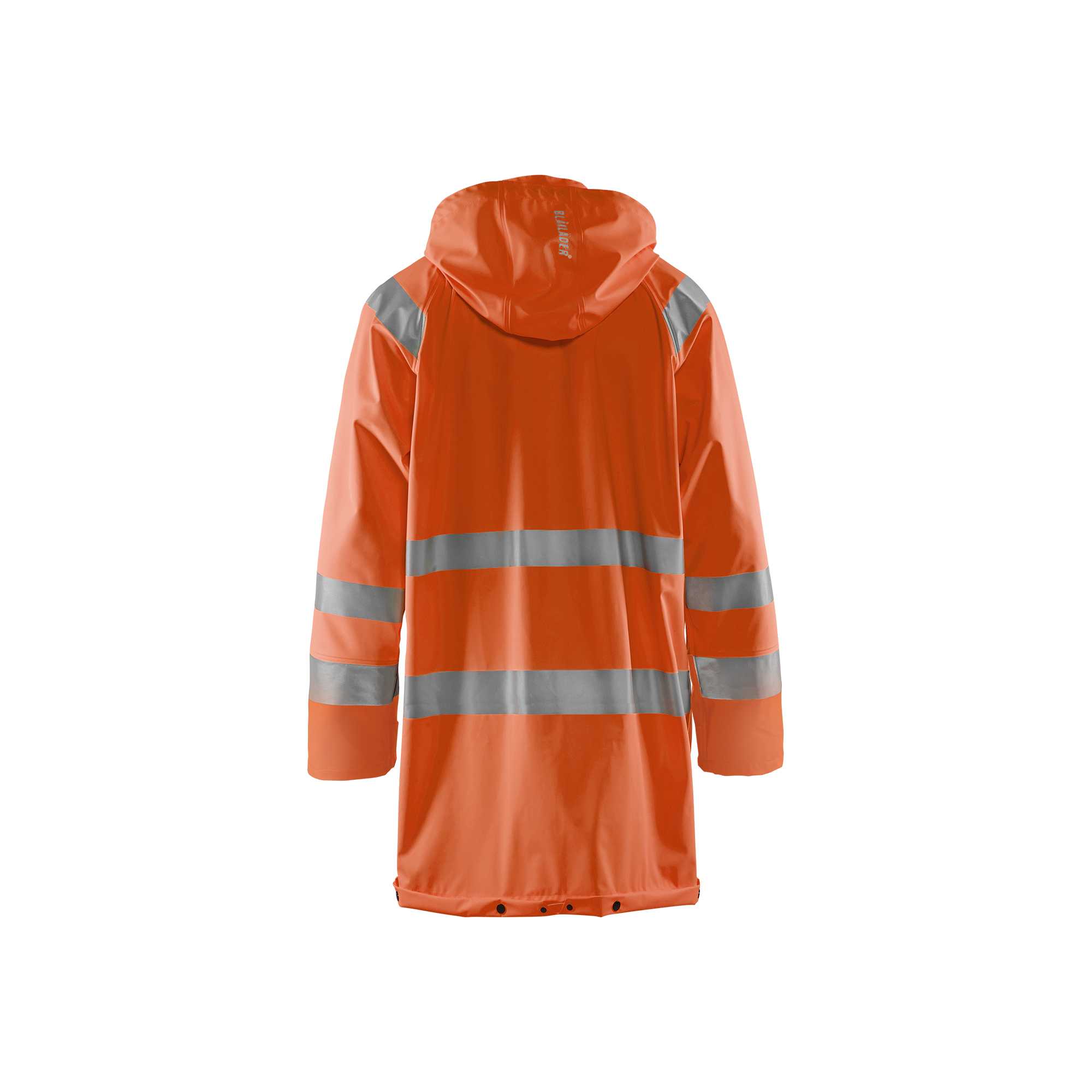 BLAKLADER 43242000 Rain Jacket Hi Vis LEVEL 1 Hi Vis Reflective Rain Jacket MEN - Waterproof