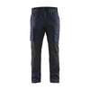 BLAKLADER 14591845 Service Trousers with Stretch Work Trousers Men - stretch panels