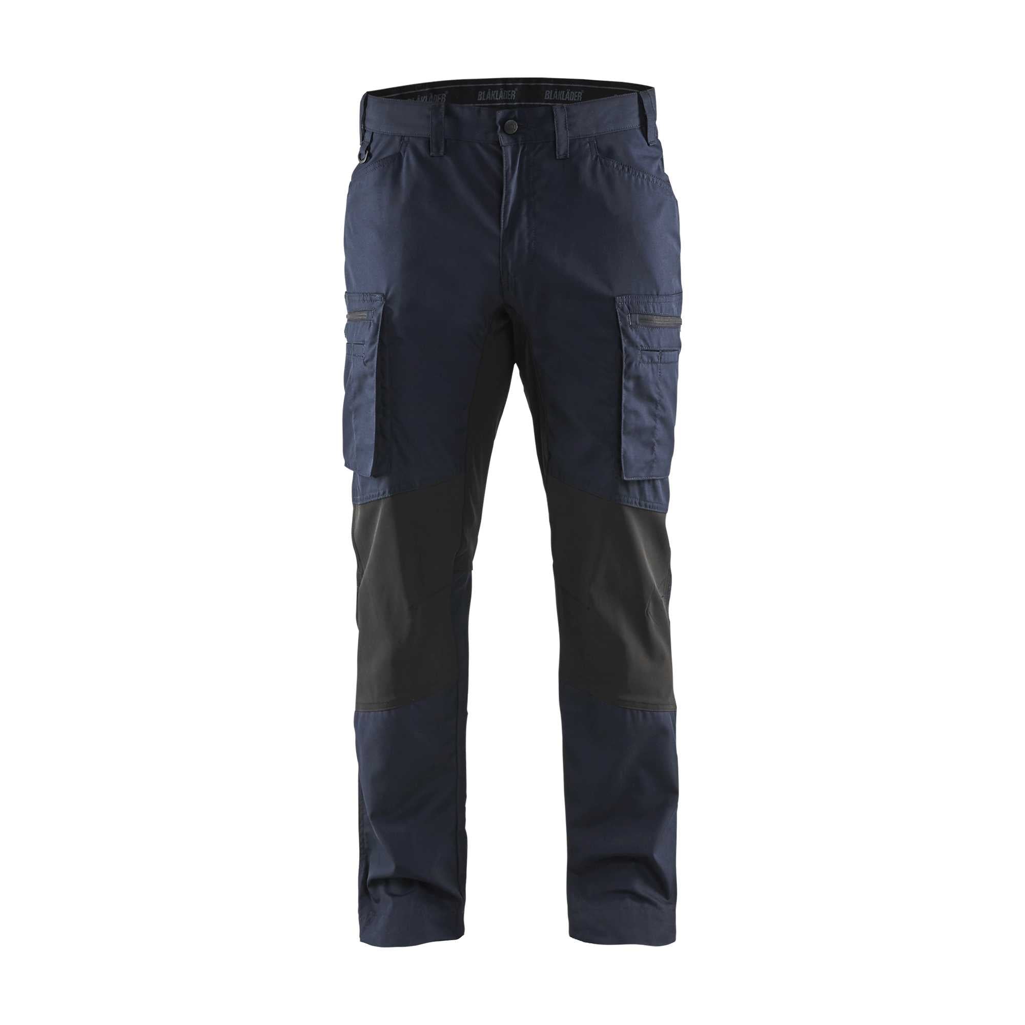 BLAKLADER 14591845 Service Trousers with Stretch Work Trousers Men - stretch panels