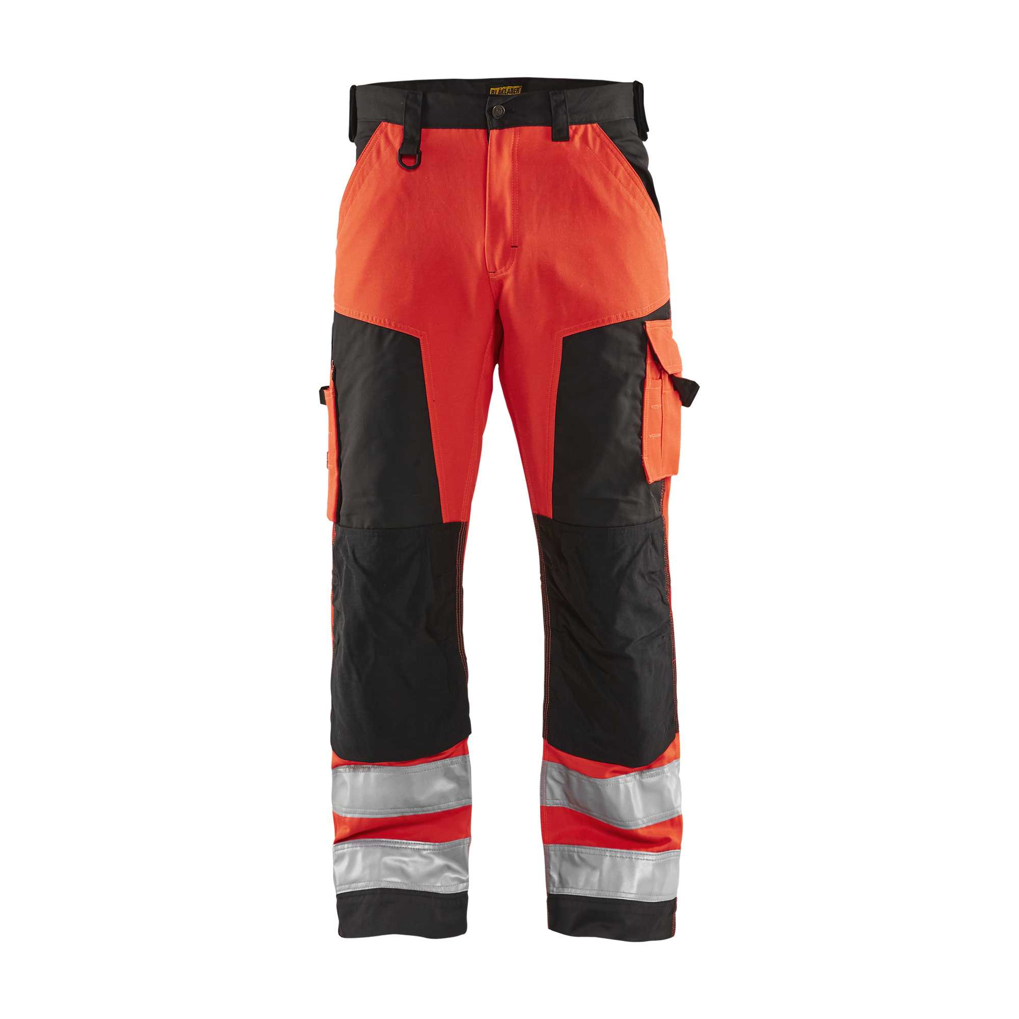 BLAKLADER 15661811 | Hi Vis trousers Hi Vis Reflective Work Trousers Men - Class 2 Certified