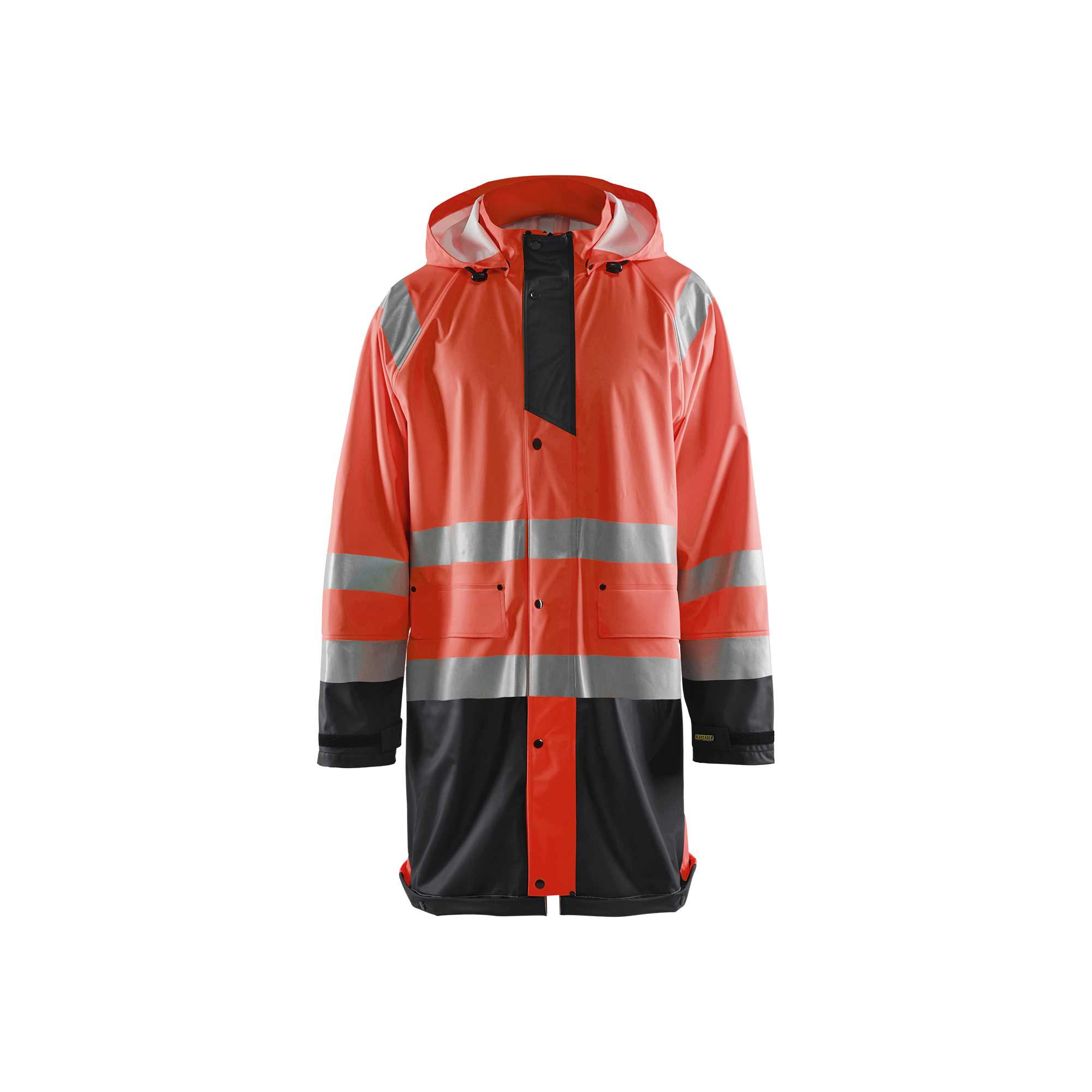 BLAKLADER 43242000 Rain Jacket Hi Vis LEVEL 1 Hi Vis Reflective Rain Jacket MEN - Waterproof