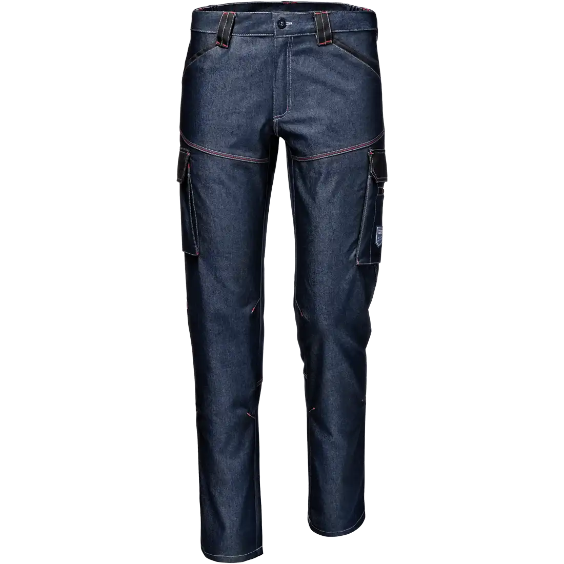 SIR SAFETY SYMBOL DENIM STRETCH Work Trousers Men - triple stitched seams