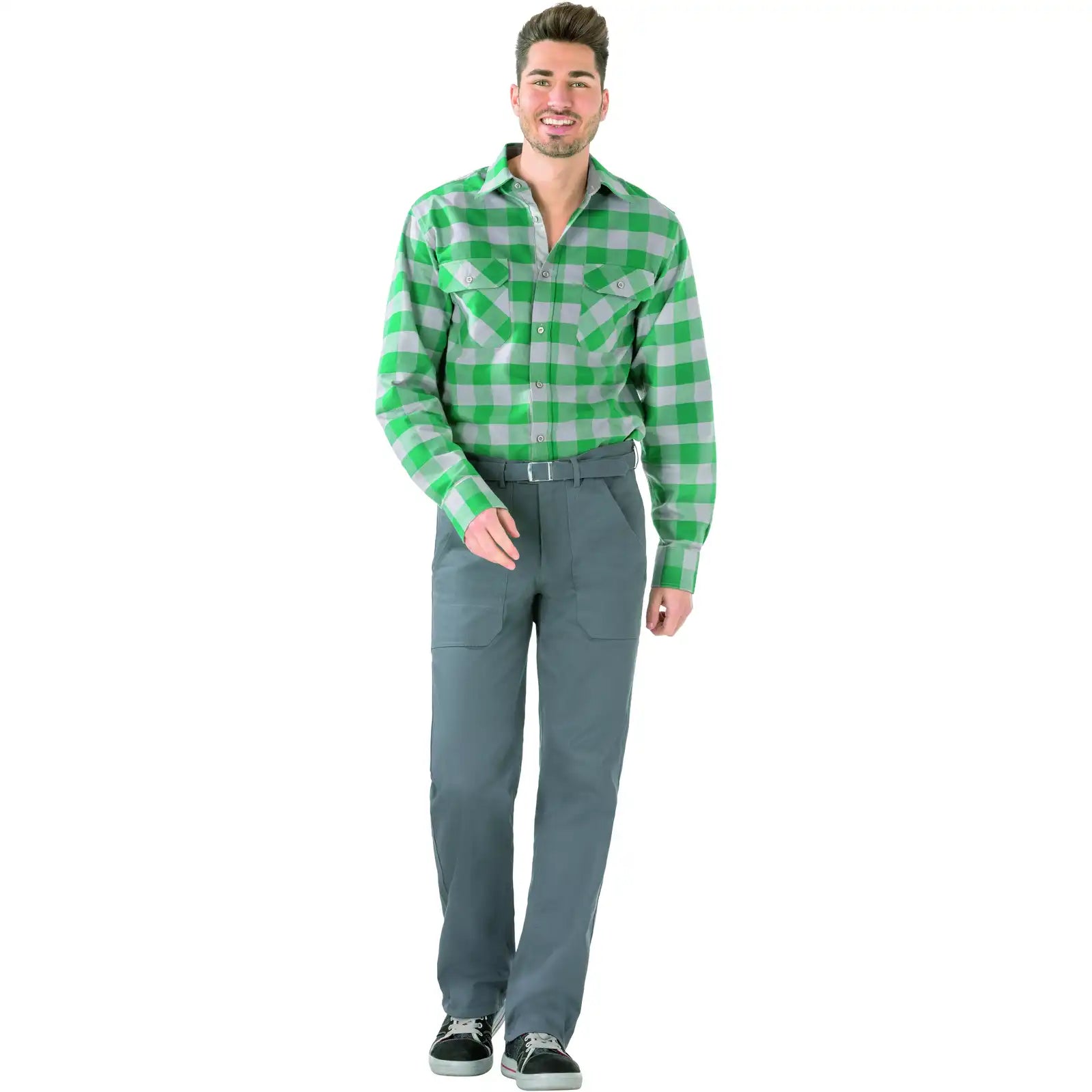 Planam BW 290 Bundhose grau 102 grau - Produktbild mit Model