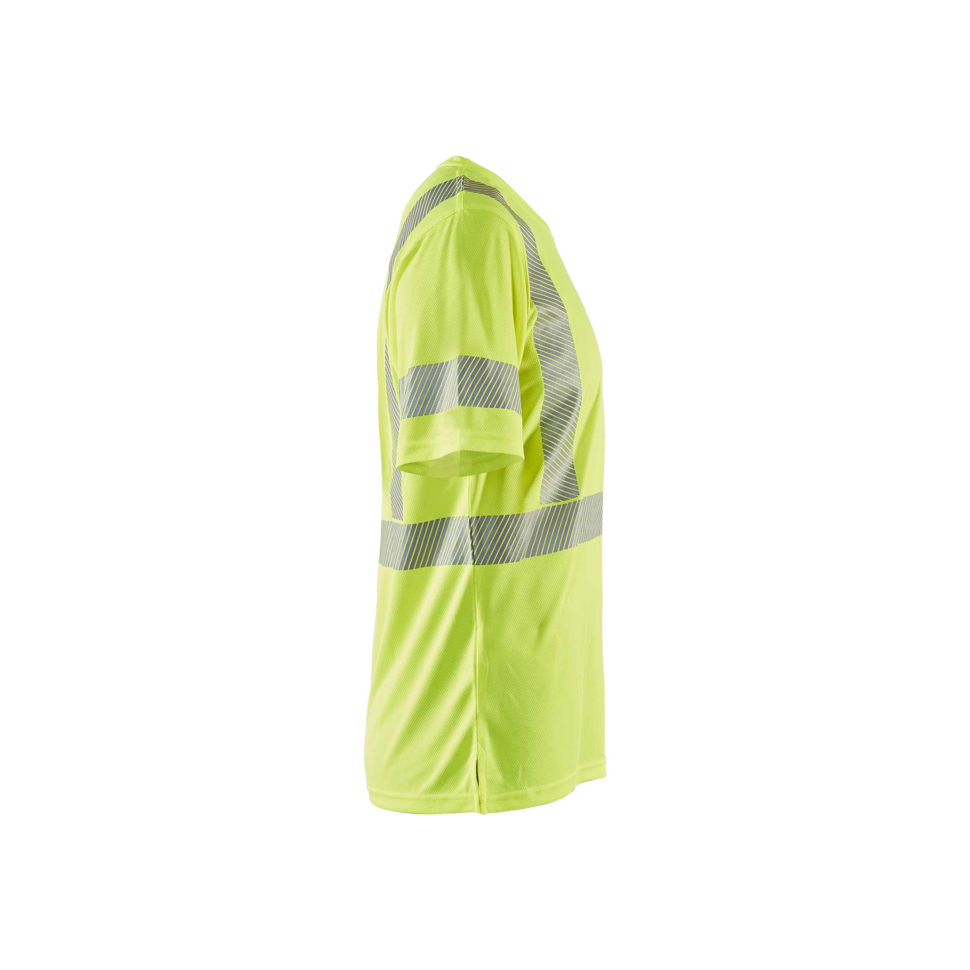BLAKLADER 33361013 Women's UV protected Hi Vis T shirt Hi Vis Reflective Short Sleeve Work T-Shirt WOMEN - 100% Polyester