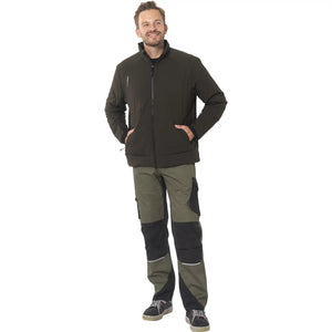 Planam Hygge Jacke oliv XS oliv - Produktbild mit Model