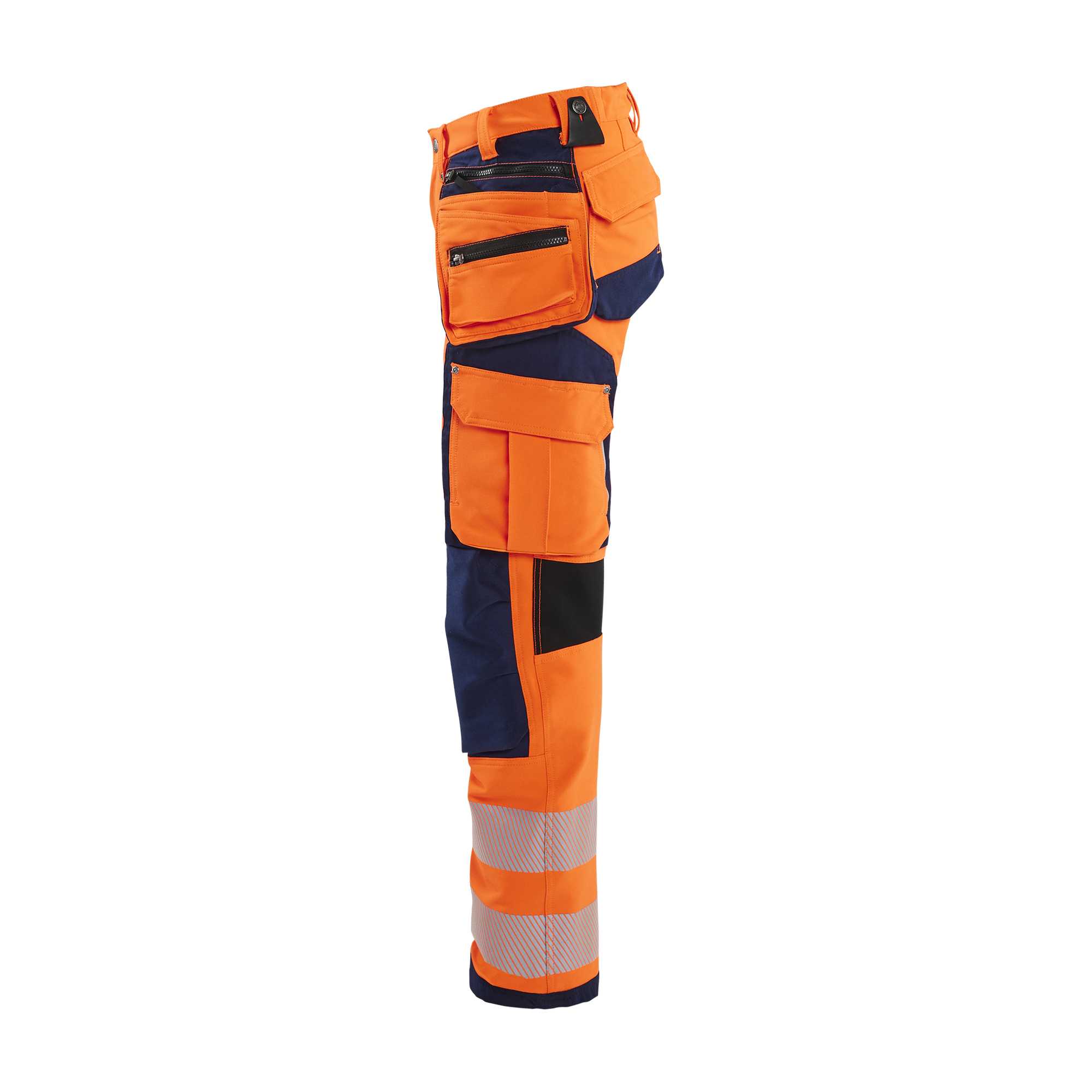 BLAKLADER 71971642 | Women's Hi Vis trousers with 4 way stretch Hi Vis Reflective Work Trousers Women - Water Repellent