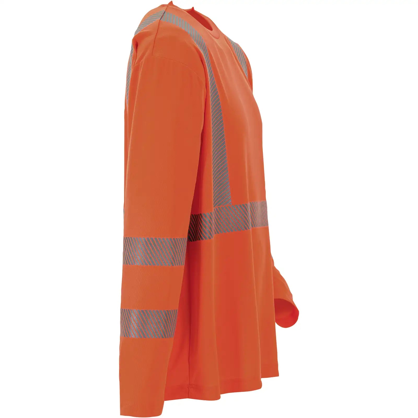 Planam Norit Warnschutz T-Shirt langarm orange  XS orange - Produktbild ohne Model