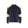 BLAKLADER 34571761 Flame resistant long sleeve t shirt Hi Vis Reflective Long Sleeve Work T-Shirt MEN - Flame Resistant