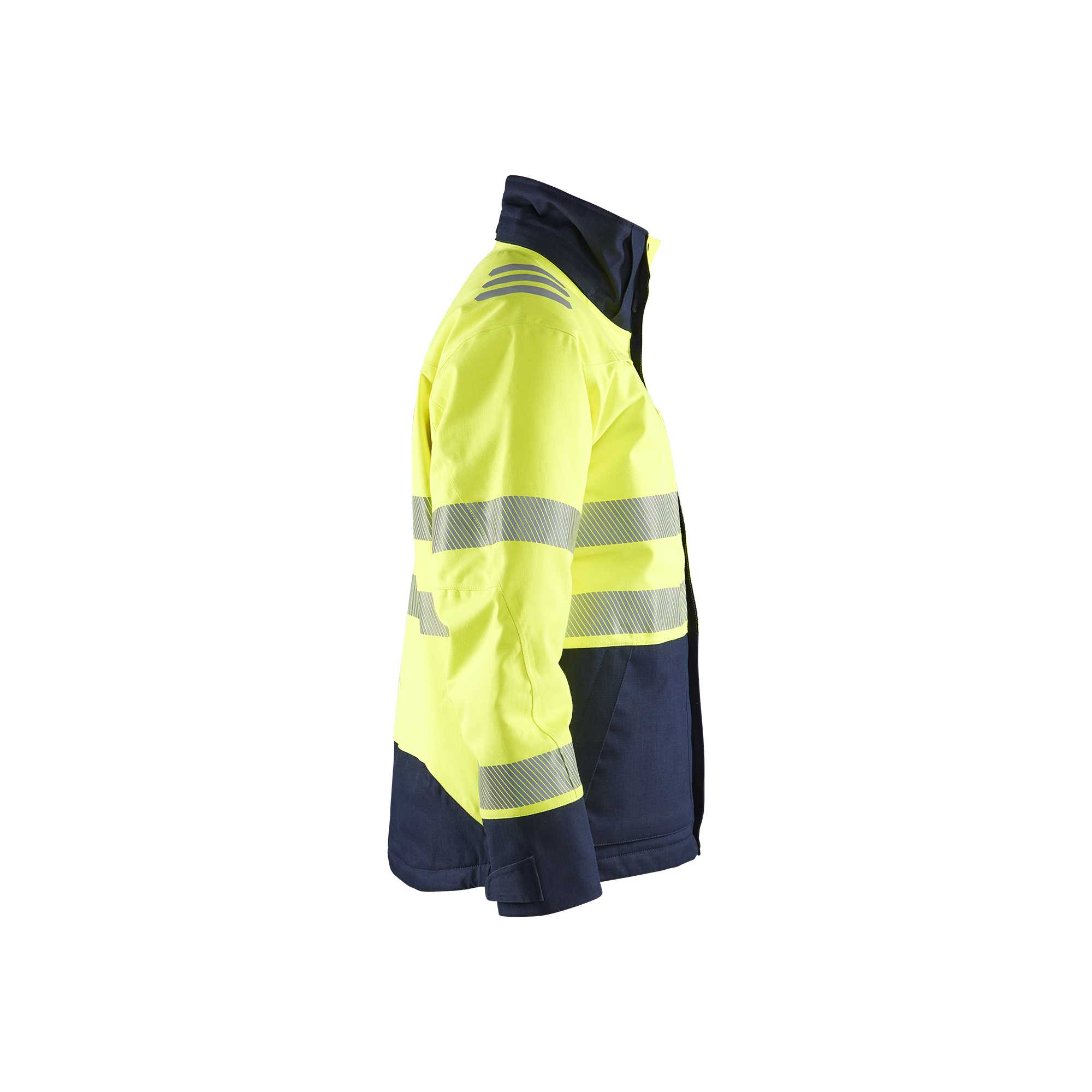 BLAKLADER 45171534 Multinorm Winter Jacket Hi Vis Reflective Winter Work Jacket MEN - Flame Resistant