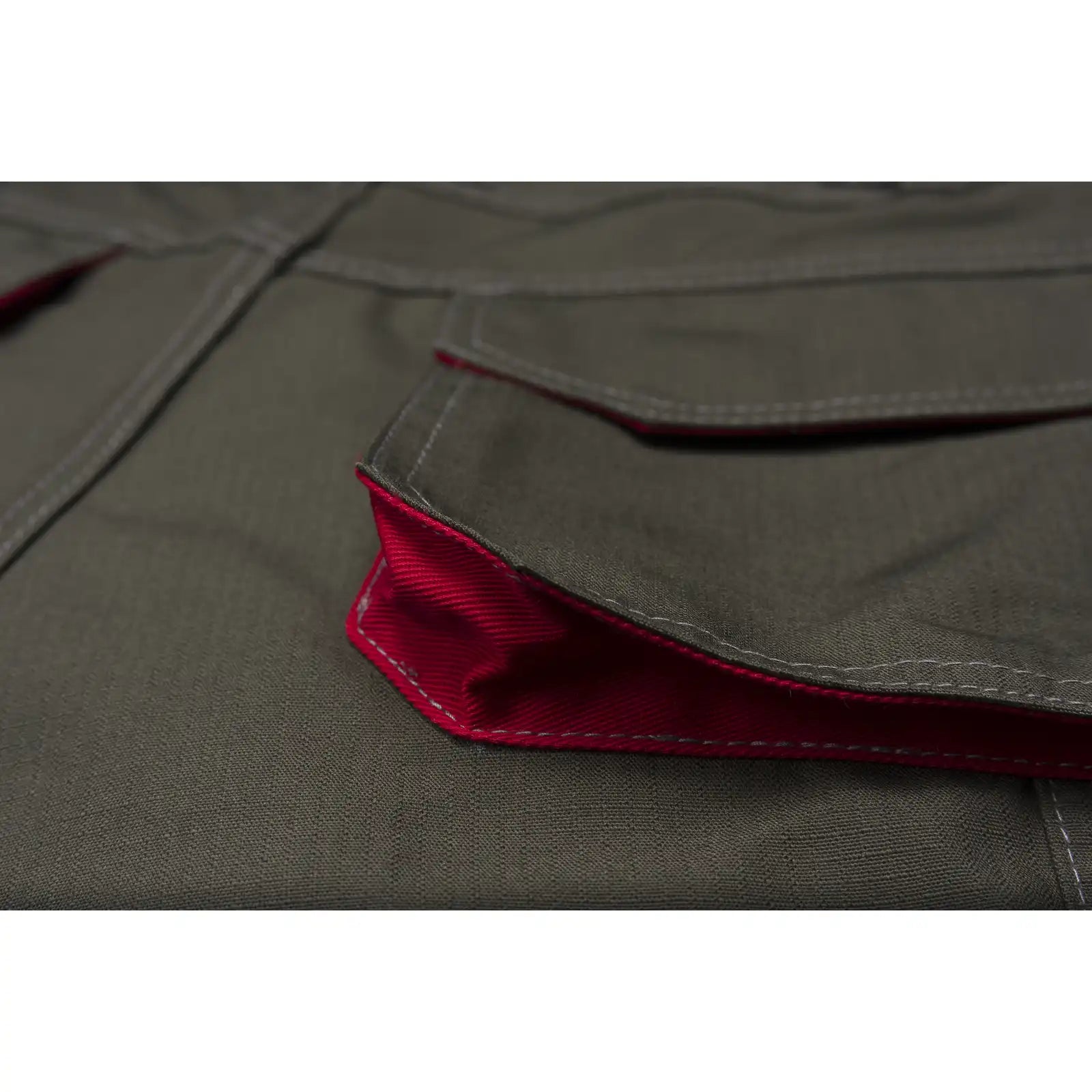 Planam Basalt Shorts anthrazit/rot S anthrazit/rot - Extra Detailbild