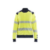 BLAKLADER 34711762 Hi Vis Reflective Full Zip Work Sweatshirt WOMEN - Flame Retardant