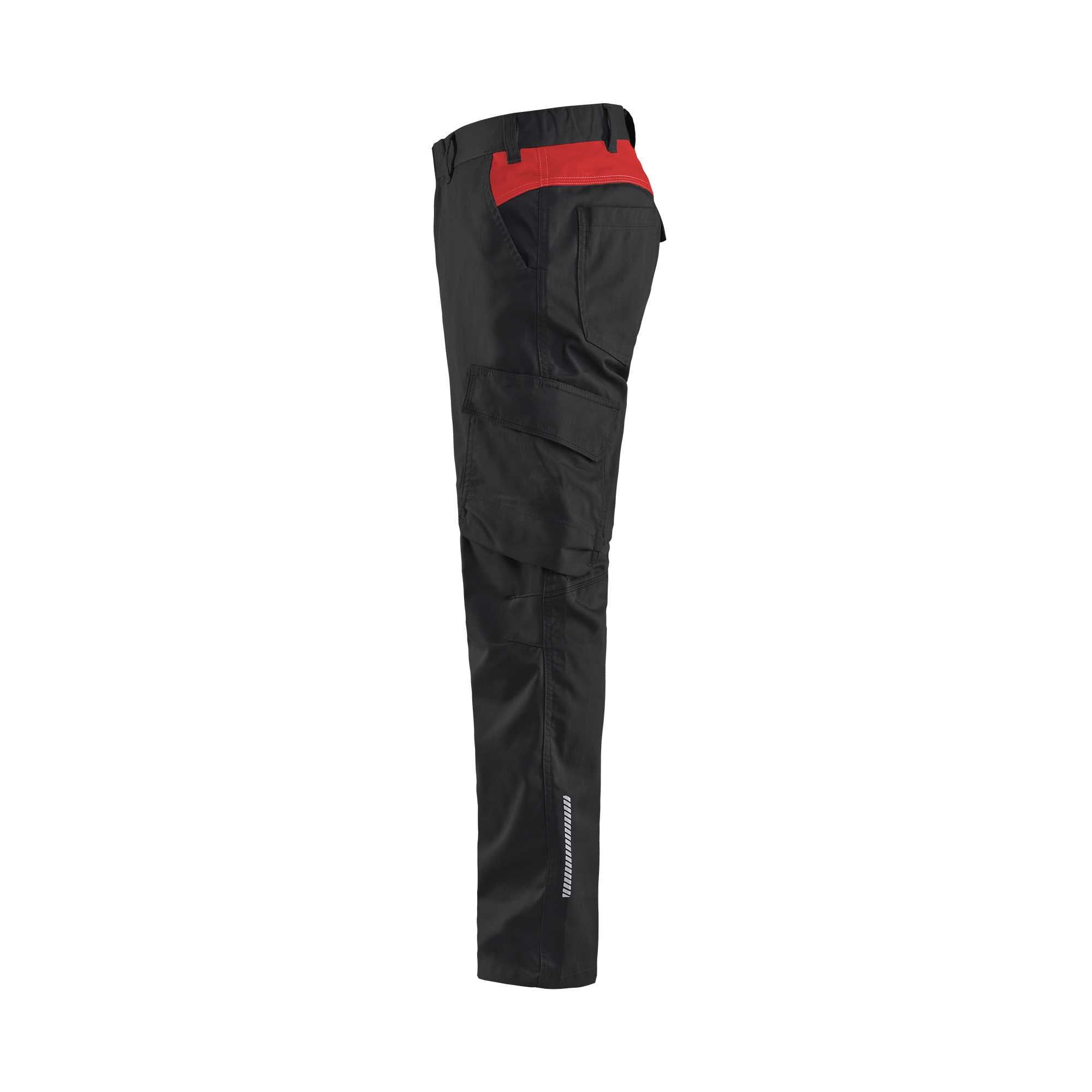 BLAKLADER 14441832 | Industry trousers stretch Hi Vis Reflective Work Trousers Men - twill fabric