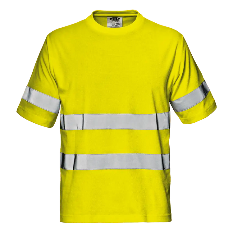SIR SAFETY LIGHT MISTRAL Hi Vis Reflective Short Sleeve Work T-Shirt MEN - 55% Cotton