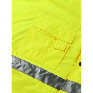 Planam Warnschutz Parka uni orange S uni orange - Extra Detailbild