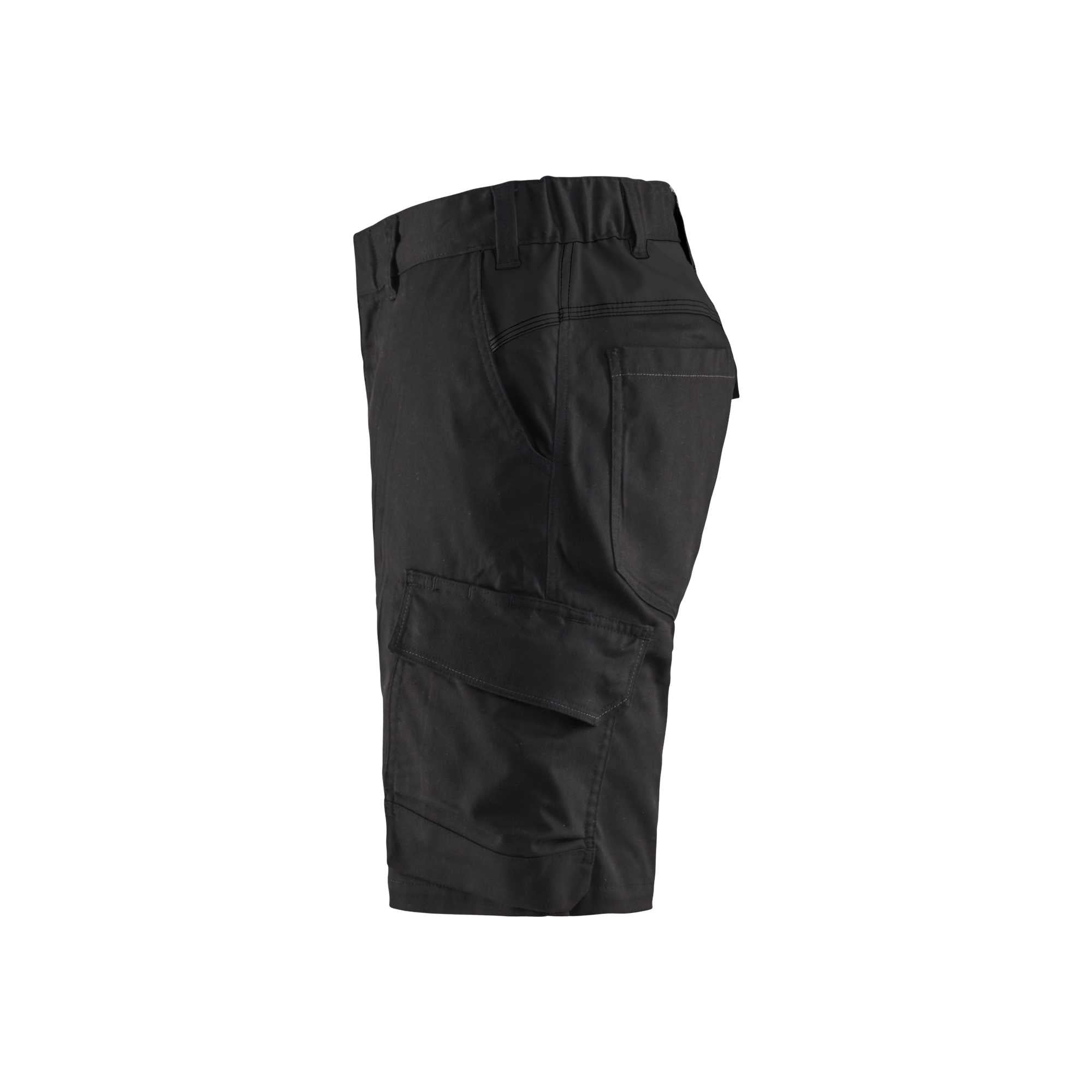 BLAKLADER 14461832 Industry shorts stretch Hi Vis Reflective Work Shorts Men - twill fabric