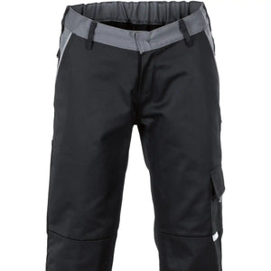 Planam Highline Damen Bundhose rot/schiefer 34 rot/schiefer/schwarz - Extra Detailbild