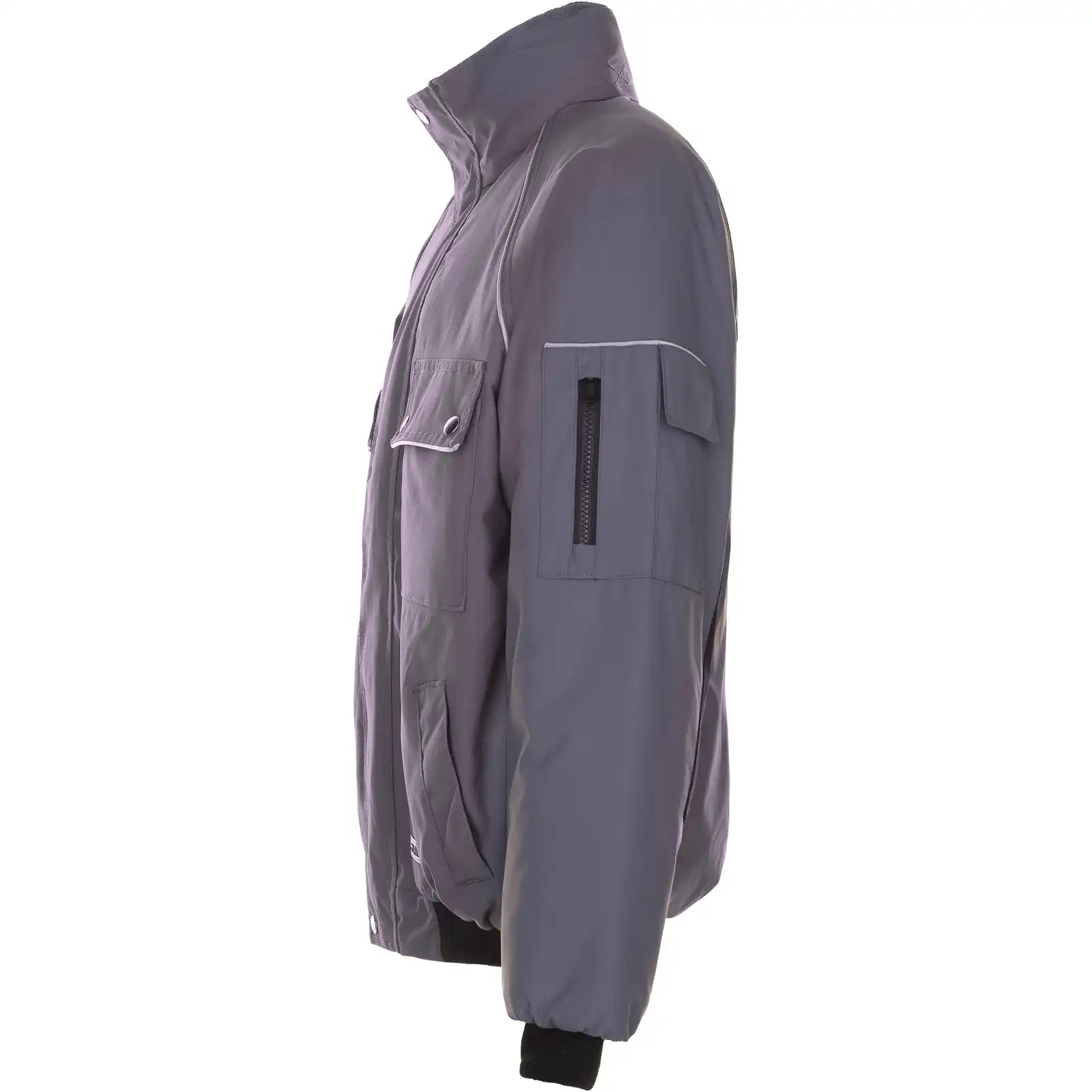 Planam Canvas 320 Winterblouson grau/schwarz 4XL grau/schwarz - Produktbild ohne Model