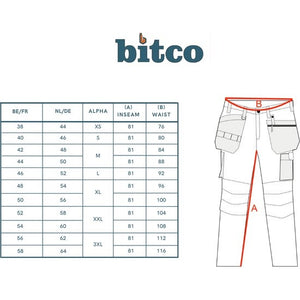 BITCO SAUER Work Pants - Water-Repellent - Oil-Repellent - Reinforced with CORDURA® - Image 6