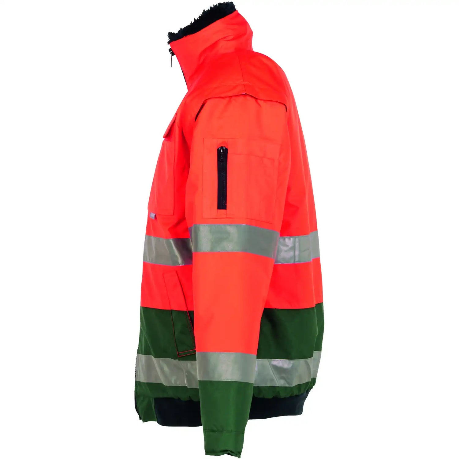 Planam Warnschutz Comfortjacke orange/grün S orange/grün - Produktbild ohne Model