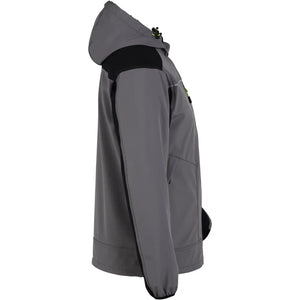 Planam rECOline Softshelljacke zink/schwarz     XS zink/schwarz - Produktbild ohne Model