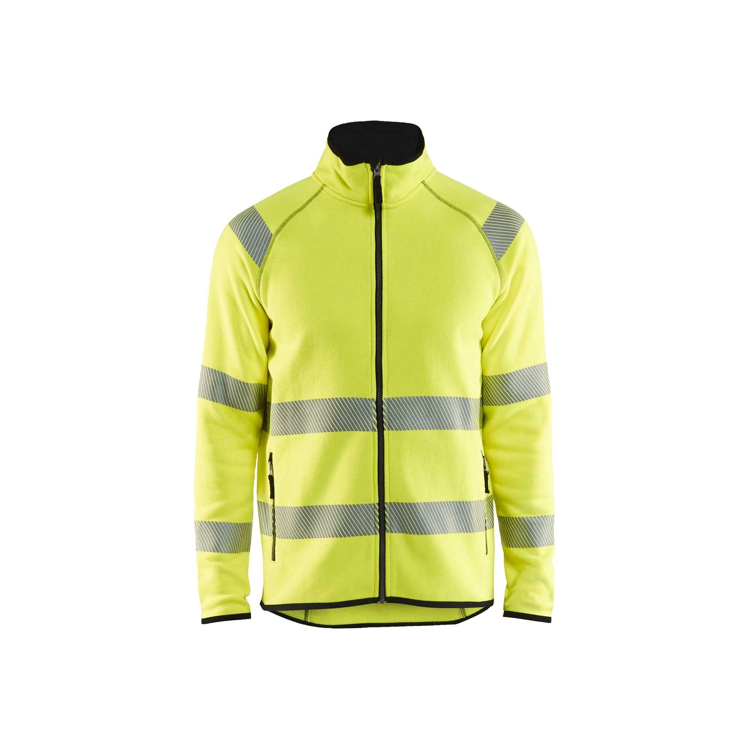 BLAKLADER 49222120 Gestrickte Warnschutzjacke Warnschutz Reflektierende Arbeitsjacke HERREN - Grobstrick