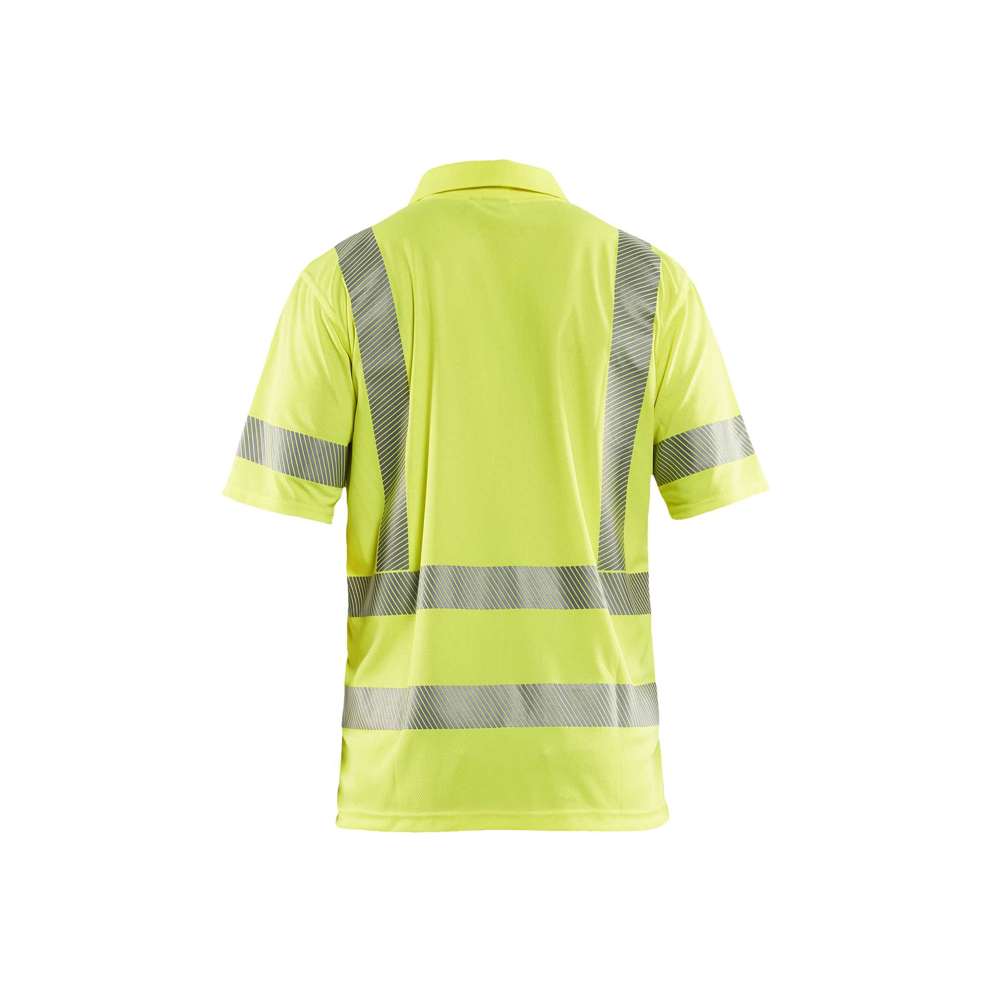 BLAKLADER 34281013 UV PROTECTED HI VIS POLO SHIRT Hi Vis Reflective Short Sleeve Work Polo MEN - 100% Polyester