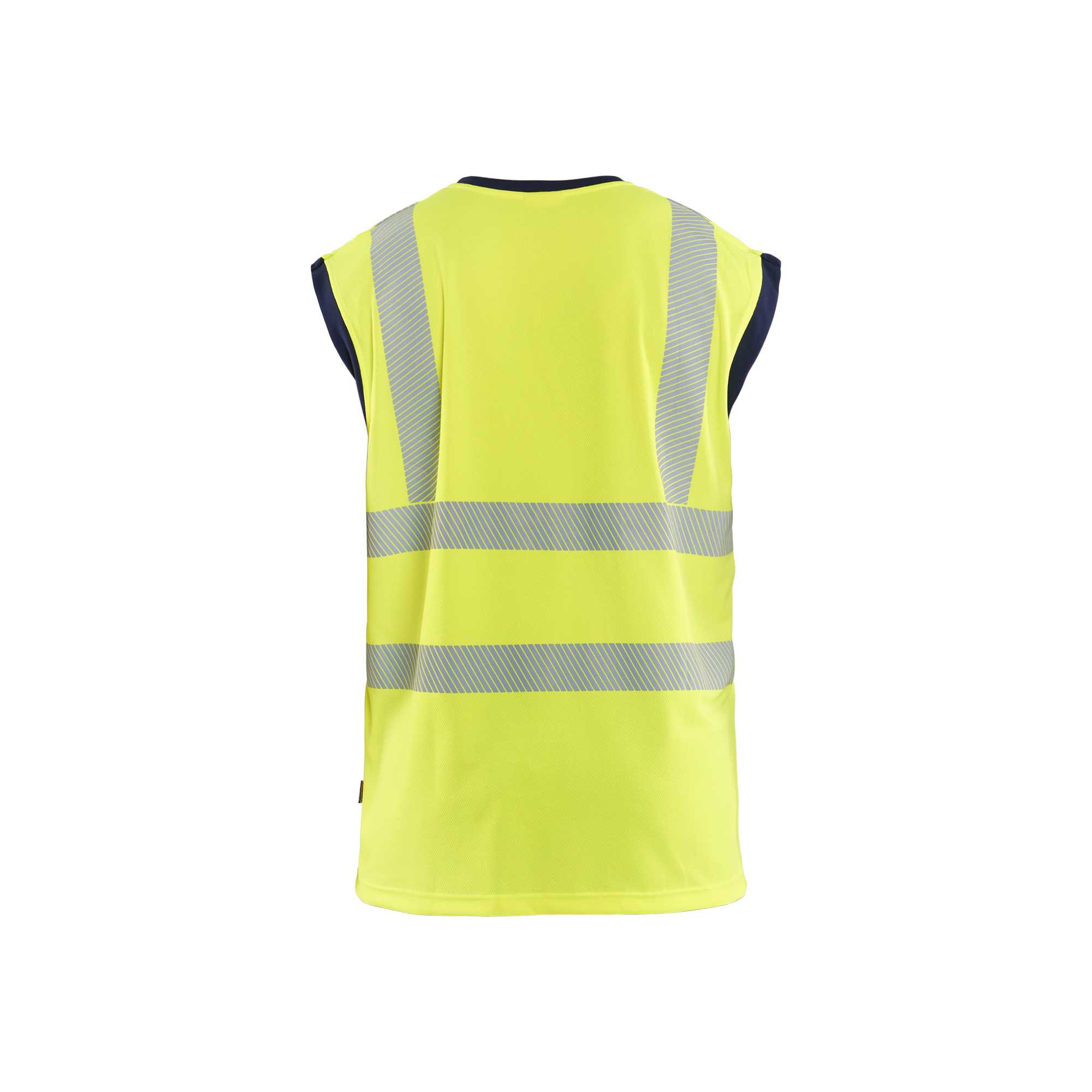 BLAKLADER 35751013 Hi Vis Tank top Hi Vis Reflective Sleeveless Work T-Shirt MEN - 100% Polyester
