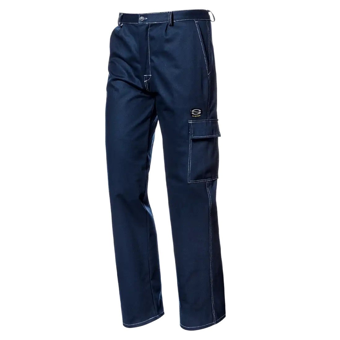 FUSTIAN TROUSERS - Sanforized Cotton - Elastic Waistband - Double-Stitched Seams - Image 1