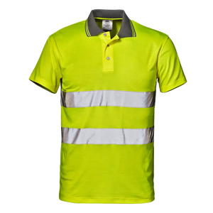 MISTRAL CONFORT POLO SHIRT - Class 2 - Double Reflective Band - Double Jersey Piquet - Image 1