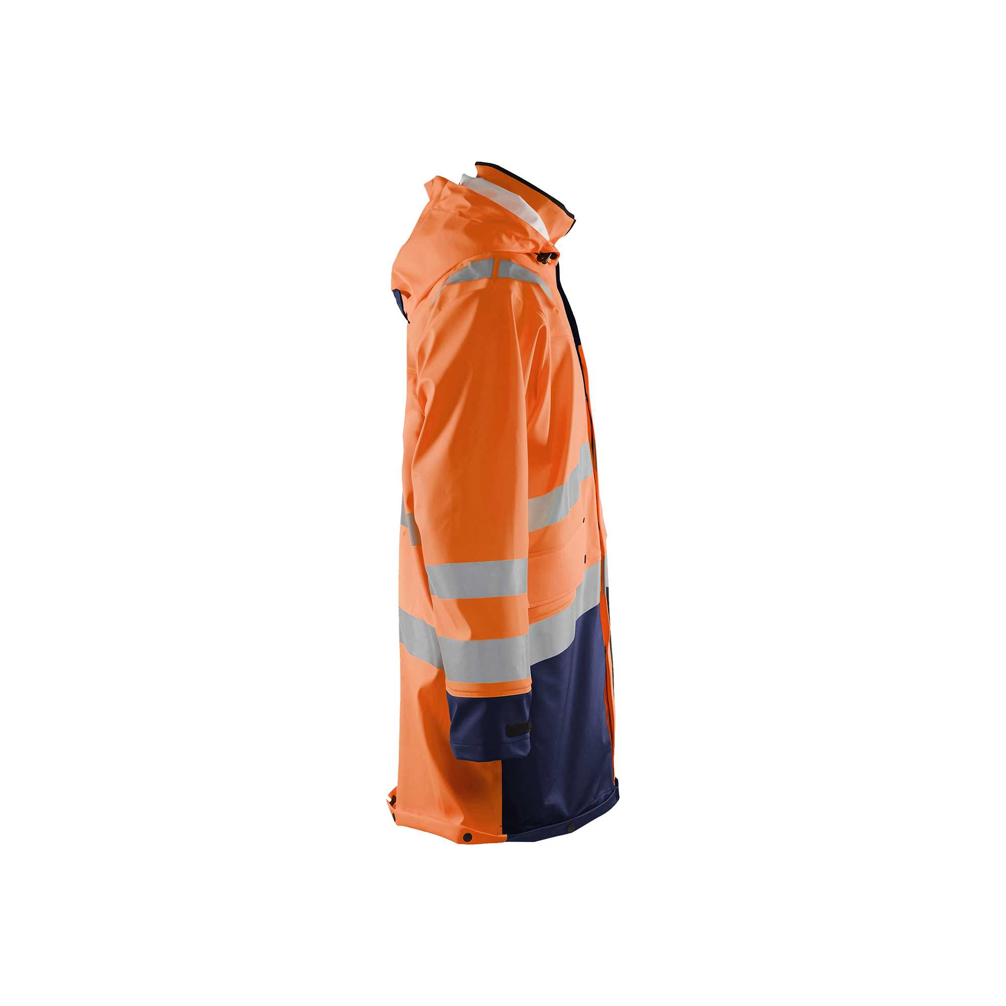 BLAKLADER 43262005 Raincoat Hi Vis LEVEL 3 Hi Vis Reflective Raincoat MEN - Waterproof
