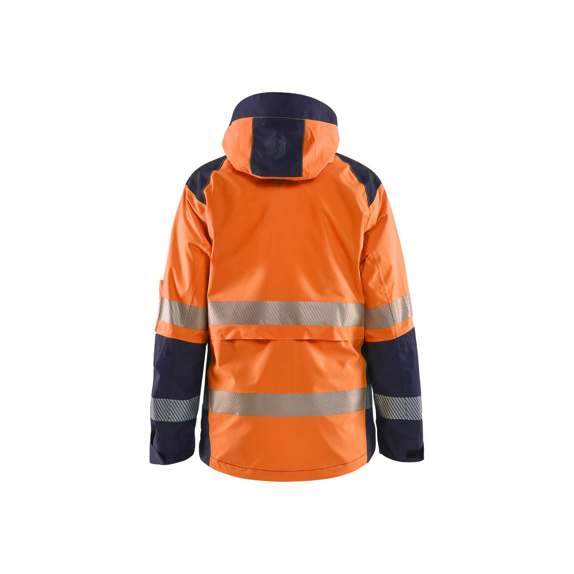 BLAKLADER 44361987 Women’s Hi Vis Shell Jacket Hi Vis Reflective Shell Work Jacket WOMEN - Waterproof