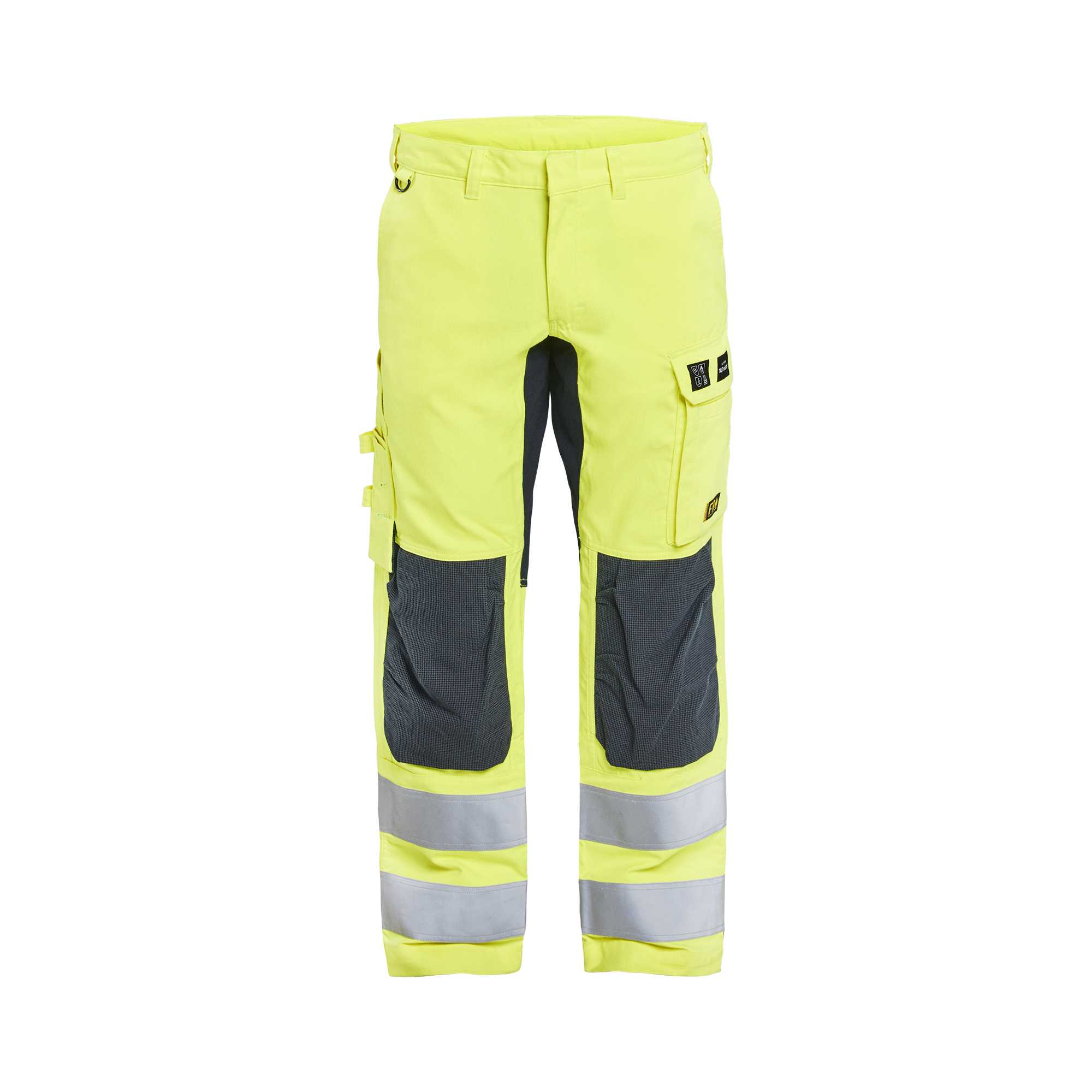 BLAKLADER 17881512 Multinorm Inherent trousers with stretch Hi Vis Reflective Work Trousers Men - ripstop fabric