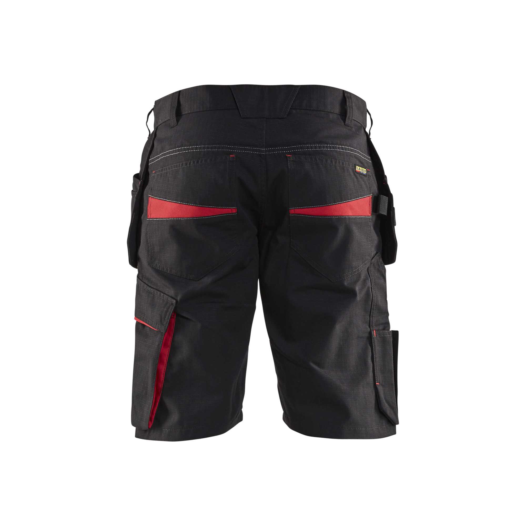 BLAKLADER 14941330 Service Shorts with Tool Pockets Work Shorts Men - ripstop fabric