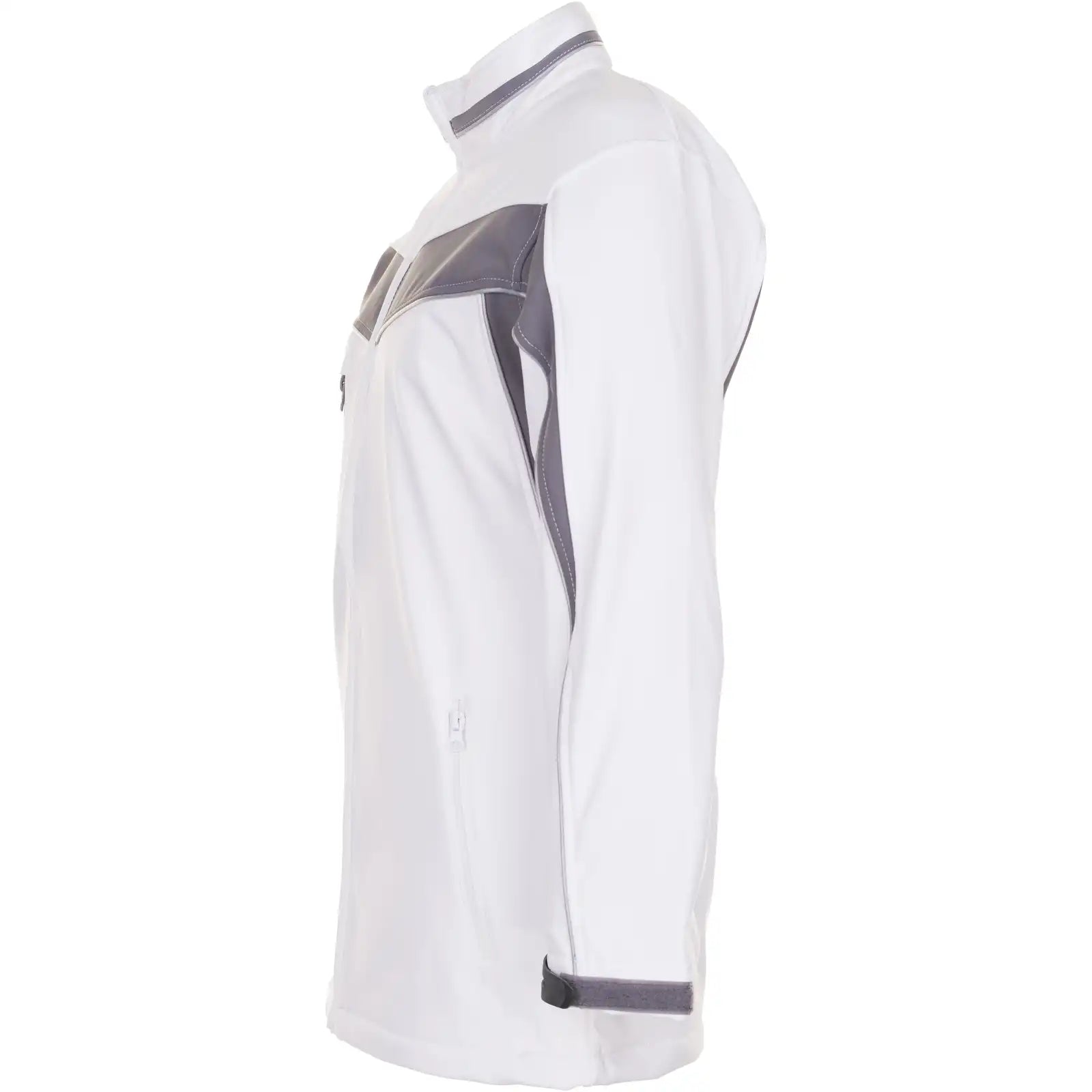 Planam Plaline Softshelljacke reinweiß/zink XS reinweiß/zink - Produktbild ohne Model