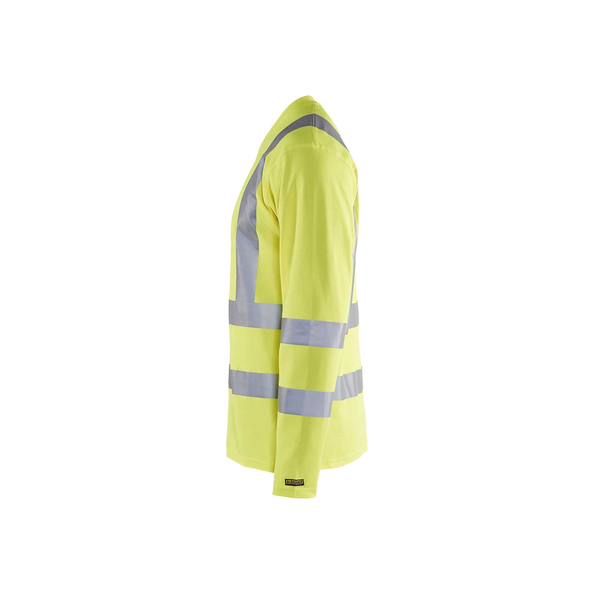 BLAKLADER 33811070 Hi Vis UV Long Sleeved T shirt Hi Vis Reflective Long Sleeve Work T-Shirt MEN - UV Protection