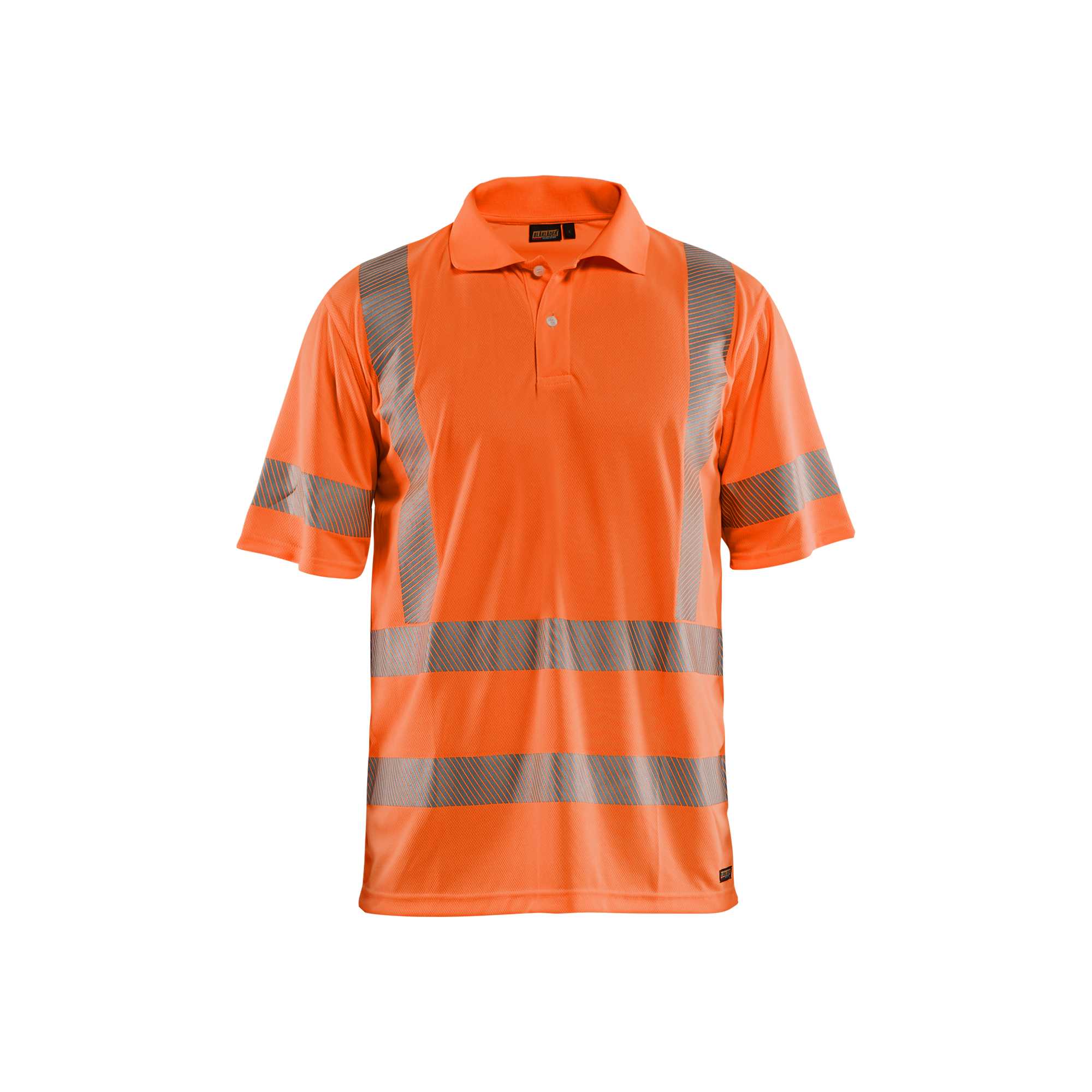BLAKLADER 34281013 UV PROTECTED HI VIS POLO SHIRT Hi Vis Reflective Short Sleeve Work Polo MEN - 100% Polyester